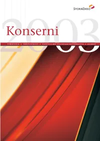 Stora Enso Vuosikertomus 2003