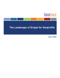 The Landscape of Drupal for Nonprofits