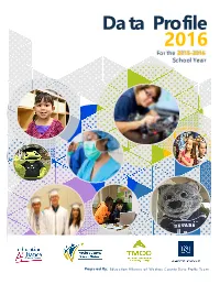 2016 Data Profile for School Year