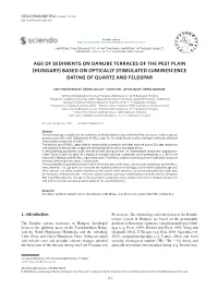 Age of Sediments on Danube Terraces of the Pest Plain (Hungary) Based on Optically Stimulated Luminescence Dating of Quartz and Feldspar