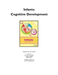 Cognitive Development