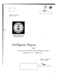 Intelligence Report