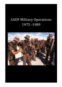 SADF Military Operations