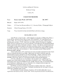 Archives and Special Collections