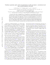 Arxiv:1910.11294V2 [Quant-Ph] 1 Nov 2019 [25, 26] and Give Dominant Impact to the Nonlinear Re- Excitons [60]