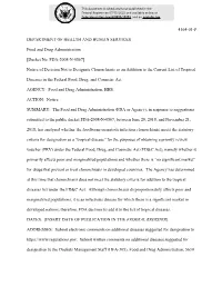 Docket No. FDA-2008-N-0567]