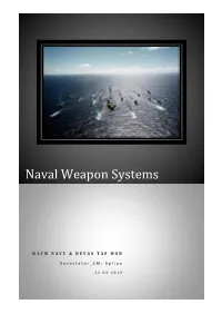 Naval Weapon Systems
