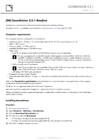 SOUNDVISION 3.5.1 Readme - V.1.0
