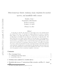 Floer Homotopy Theory, Realizing Chain Complexes by Module Spectra, And