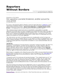 Reporters Without Borders Journalist-26-09-2011,41054.Html