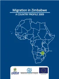 Socio-Economic Context of Migration in Zimbabwe