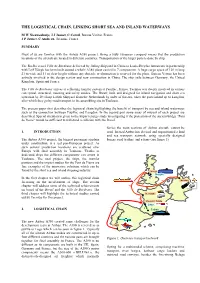 The Logistical Chain, Linking Short Sea and Inland Waterways
