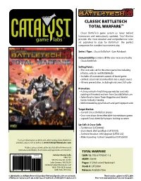 Classic Battletech Total Warfaretm
