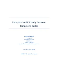 Comparative LCA Study Between Tempe and Seitan