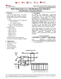 Ina21x Voltage Output