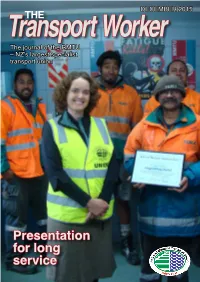 Presentation for Long Service 2 Contents Editorial ISSUE 4 • DECEMBER 2015