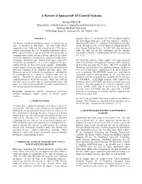 A Review of Spacecraft AI Control Systems