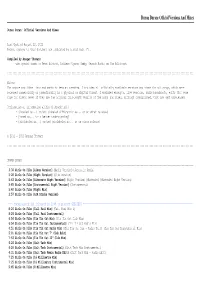 Official Versions and Mixes