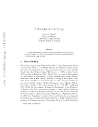A Snapshot of JL Synge