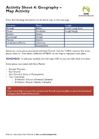 Activity Sheet 4: Geography – Map Activity
