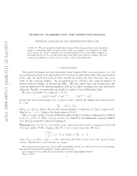 Crosscap Numbers and the Jones Polynomial