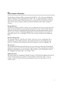 Governance Structure