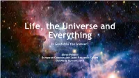 Life, the Universe and Everything Is Geonode the Answer?