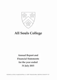 2015 Annual Report and Financial Statements