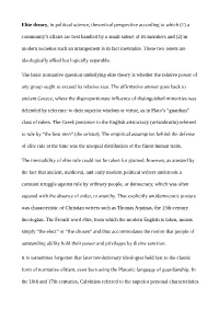 Elite Theory.Pdf