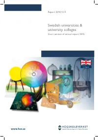 Swedish Universities & University Colleges. Short Version of Annual