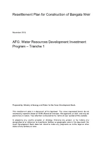 Waterresources Development Investment Program