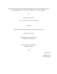 An Investigation of the Perceived Impact of the Inclusion of Steel Pan Ensembles in Collegiate Curricula in the Midwest