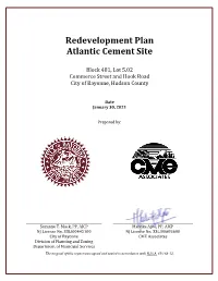 Redevelopment Plan Atlantic Cement Site