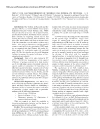 Trex Uv-Vis Lab Measurements of Minerals and Mineral-Ice Mixtures