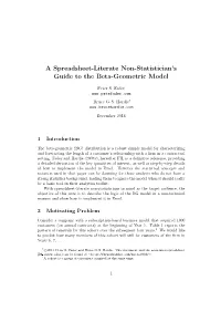 A Spreadsheet-Literate Non-Statistician's Guide to the Beta