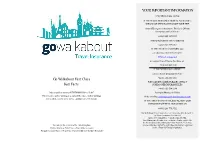 Go Walkabout First Class Key Facts YOUR IMPORTANT INFORMATION