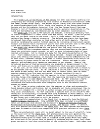 Karl Anderson 2009 Plant List INTRODUCTION This Check List Of