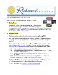 This Is the Report for the Week Ending February 28Th, 2020