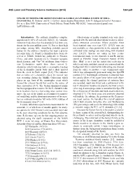 CHONDRITES. R. Roberts1 and M. J. Gaffey2, Space Studies Department, John D