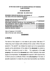 Date O F Judgment 15/12/2020 Date O F the Last Order 26/02/2021