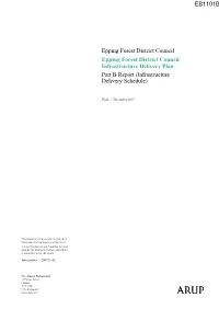 Infrastructure Delivery Plan Part B Report (Infrastructure Delivery Schedule)