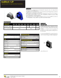 Isoblock I-ZF Single-Channel Zero Flux High Performance Current Sensor