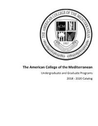 2018 - 2020 Catalog