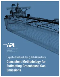 GHG Emissions from LNG Operations, Accounting for the Diversity of Operations;