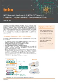 NERC CIP V6 Continuous Compliance with Tufin Orchestration Suite