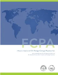 Foreign Corrupt Practices Act (FCPA) Resource Guide