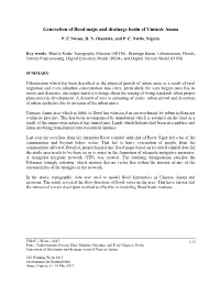 Generation of Flood Maps and Drainage Basin of Umueze Anam