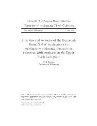Structure and Tectonics of the Gunnedah Basin, N.S.W: Implications for Stratigraphy, Sedimentation and Coal Resources, with Emphasis on the Upper Black Jack Group