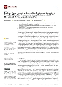 Tracking Reservoirs of Antimicrobial Resistance Genes in a Complex Microbial Community Using Metagenomic Hi-C: the Case of Bovine Digital Dermatitis