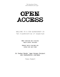 A New Experiment in the Dissemination of Knowledge